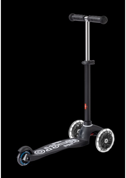 Micro Scooter Mini Micro Deluxe Eco LED Black MMD165