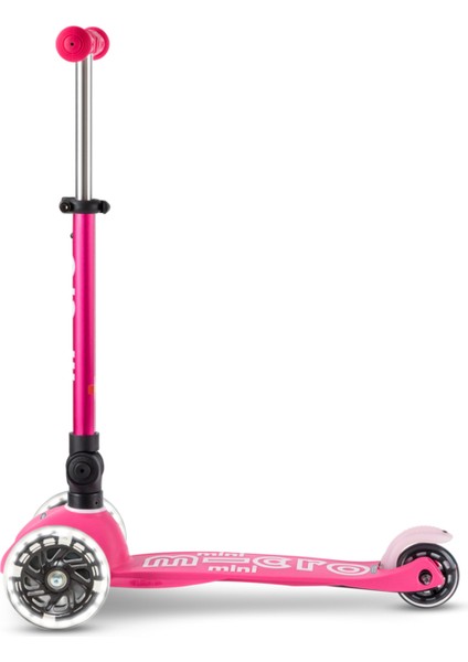 Scooter Mini Micro Deluxe Foldable LED Pink MMD197