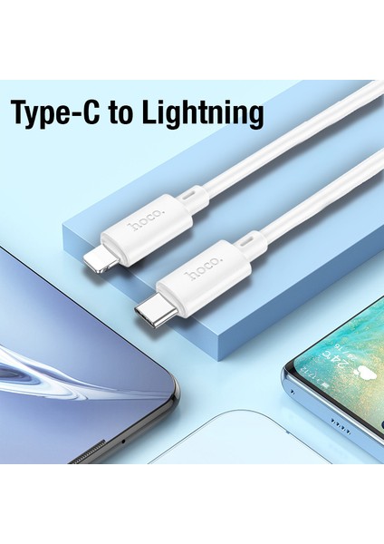 X88 20W Type-C To iPhone Lightning Hızlı Data ve Şarj Kablosu