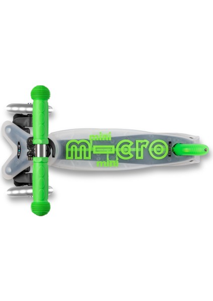 Micro Scooter Mini Micro Deluxe Flux LED Neon Green MMD201