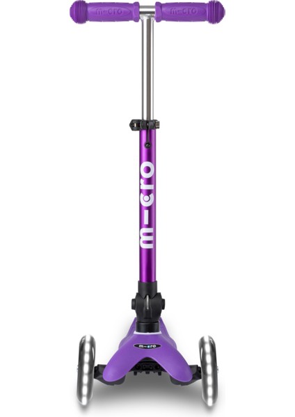 Scooter Mini Micro Deluxe Foldable LED Purple MMD199