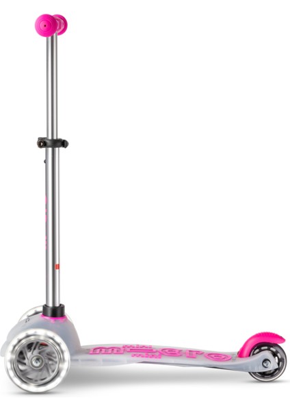 Micro Scooter Mini Micro Deluxe Flux LED Neon Pink MMD203