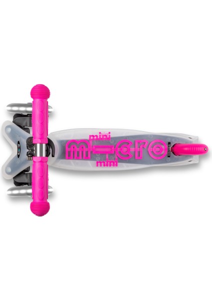 Micro Scooter Mini Micro Deluxe Flux LED Neon Pink MMD203