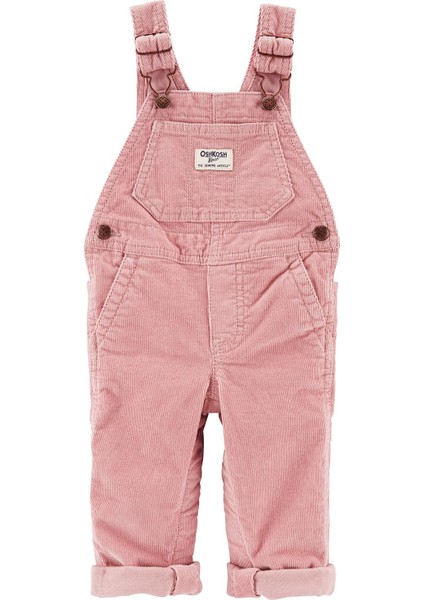 Kız Bebek Salopet Pembe