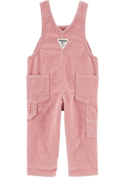 Kız Bebek Salopet Pembe