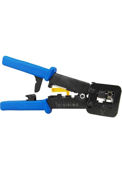 RJ45 RJ11 Cat5 Cat6 Yeni Nesil Delikli Jak Konnektör Çakma Sıkma Pensesi fiyatları