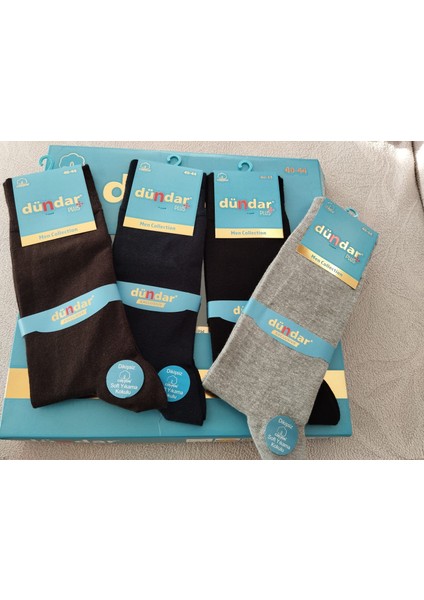 Erkek Plus Likra Çorap (6 Lı Paket)Siyah, Lacivert, Gri 5527-1 TYCDCKSQWN169892054542522