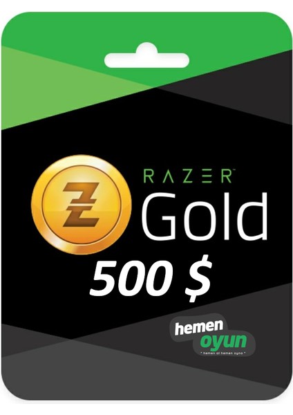 Razer Gold 500 USD Dolar