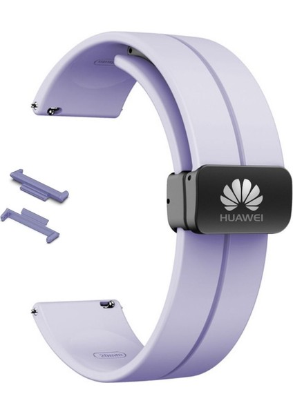 Huawei Watch Fıt 2 (YDA-B09S) ve Watch Fıt 2 (YDA-B19V) Modeline Uyumlu Magnet Tokalı Soft Silikon Kordon