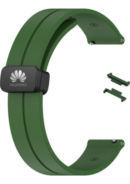 Huawei Watch Fıt 2 (YDA-B09S) ve Watch Fıt 2 (YDA-B19V) Modeline Uyumlu Magnet Tokalı Soft Silikon Kordon