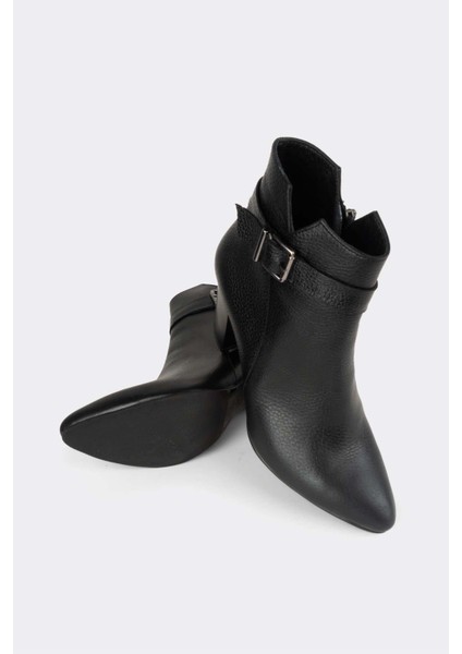 Deri Kadın Topuklu Bot 074K23K11024 indirimleri