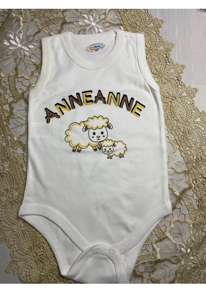 Anaanne Baskılı Bebek Zıbın