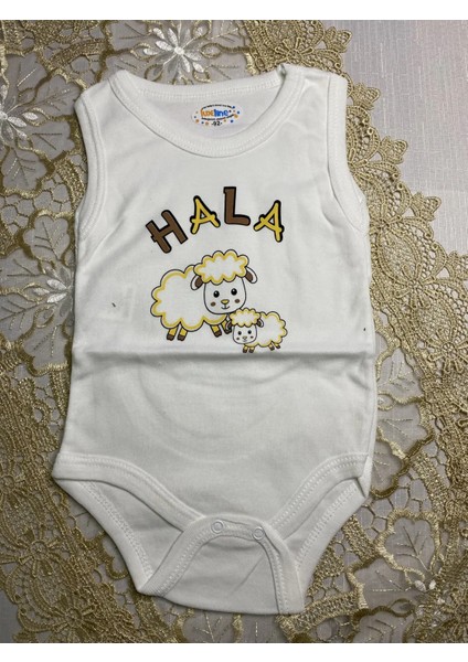Hala Baskılı Bebek Zıbın