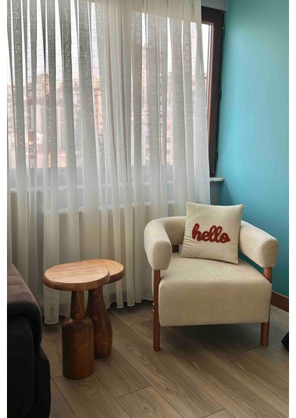 Ürgüp Mantar Sehpa 3'lü Set (43 48 53 Cm)