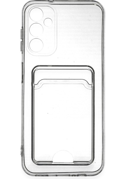 Samsung Galaxy A14 4g Kılıf Şeffaf Kartlıklı Silikon Kılıf Kapak- Şeffaf modelleri