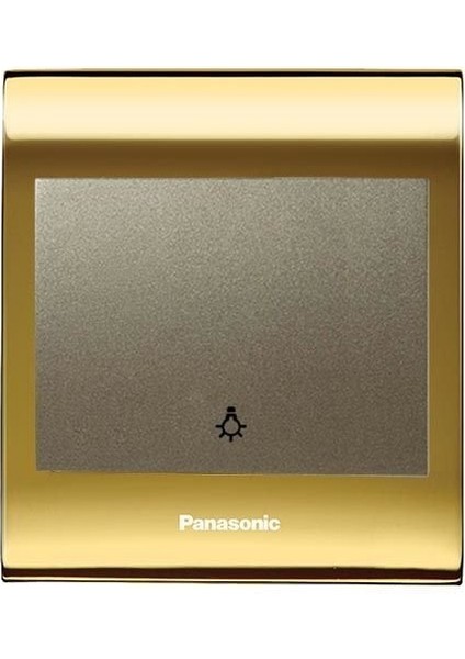 Viko Panasonic Thea Blu Light Anahtar, Çerçeve Gold+Dore, Kapak Dore