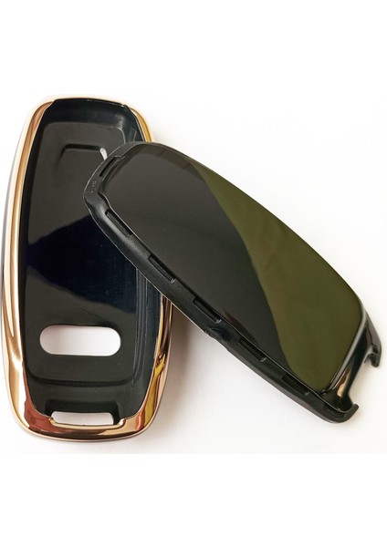 Audi Yeni A4 A5 A6 A7 A8 Q5 Q7 Q8 2019 Smart Siyah Anahtar Kumanda Kabı Kılıfı Oto Anahtarlık fırsatları