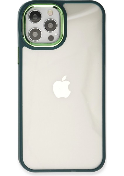 iPhone 12 Pro Max Kılıf Dora Kapak - Haki Yeşil