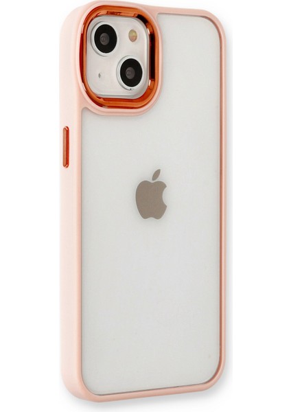 iPhone 14 Plus Kılıf Dora Kapak - Pudra