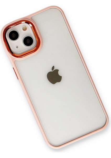 iPhone 14 Plus Kılıf Dora Kapak - Pudra
