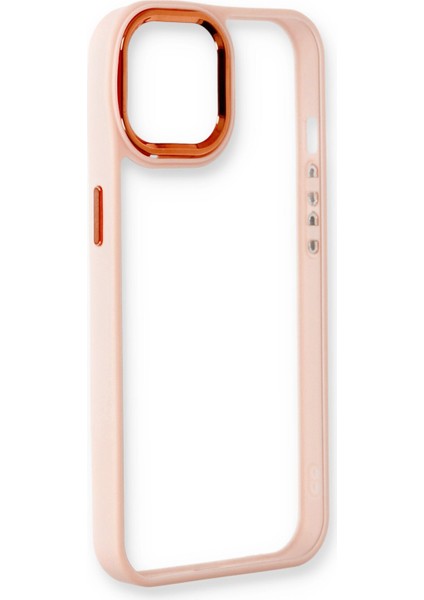 iPhone 14 Plus Kılıf Dora Kapak - Pudra
