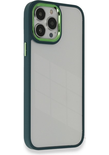 iPhone 13 Pro Max Kılıf Dora Kapak - Haki Yeşil
