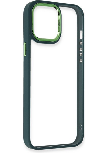 iPhone 13 Pro Max Kılıf Dora Kapak - Haki Yeşil