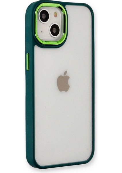 iPhone 14 Plus Kılıf Dora Kapak - Haki Yeşil