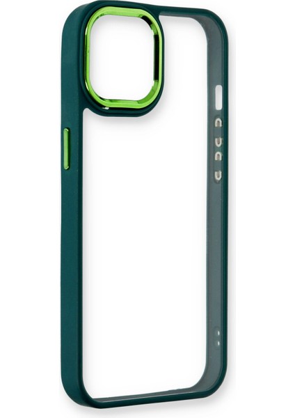 iPhone 14 Plus Kılıf Dora Kapak - Haki Yeşil