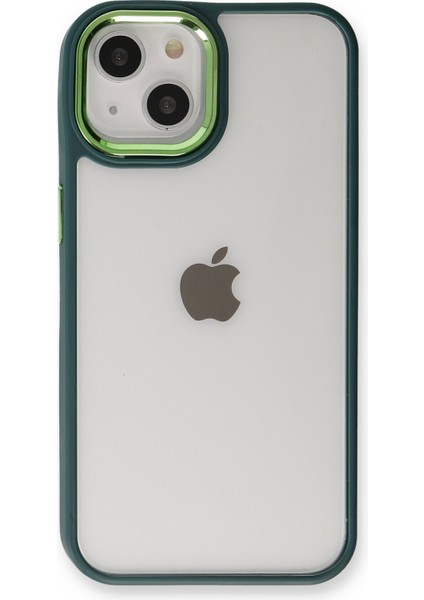 iPhone 14 Plus Kılıf Dora Kapak - Haki Yeşil