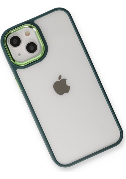 iPhone 14 Plus Kılıf Dora Kapak - Haki Yeşil