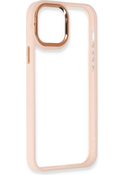 iPhone 12 Pro Kılıf Dora Kapak - Pudra