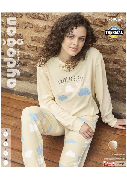 30066 Thermal Uzun Kol Pijama Takım