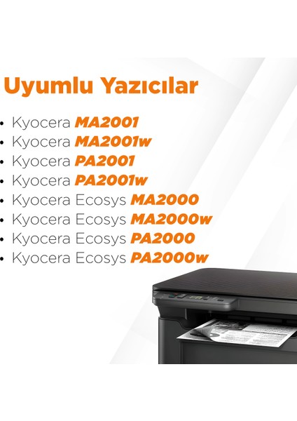 Kyocera DK-1240 Muadil Drum Ünitesi / PA2000 / PA2000W MA2000 / MA2000W / PA2001 / MA2001