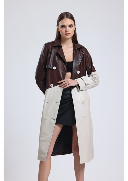 Kadın Deri Trençkot Palto fiyatları