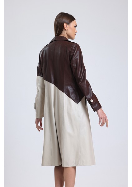 Kadın Deri Trençkot Palto modelleri