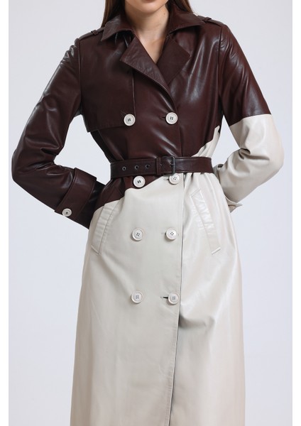 Kadın Deri Trençkot Palto indirimleri