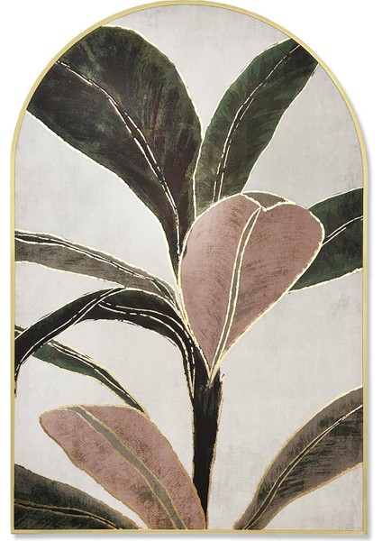 Botanic Leaf Tablo 60X90 cm
