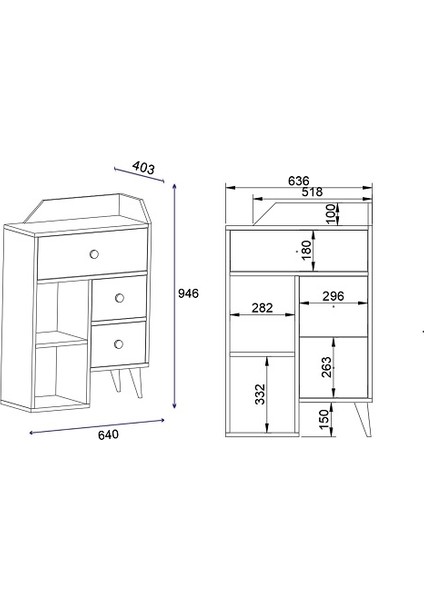 Bmdekor Şifonyer Çekmeceli Zerda fırsatları