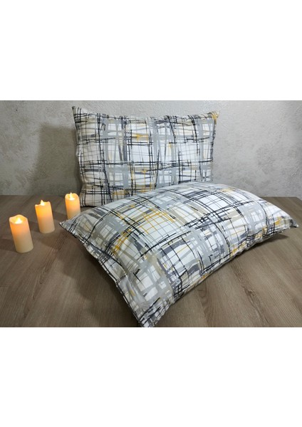 2 Adet %100 Pamuklu Poplin Yastık Kılıfı