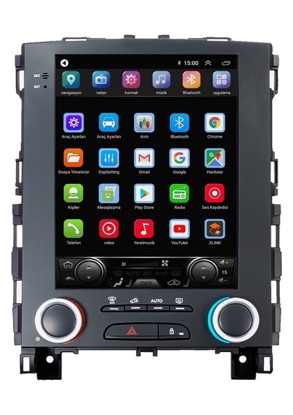 Renault Megane 4 Tesla Androidauto Carplay Multimedya 2022-2023 6gb Ram + 128GB Hafıza