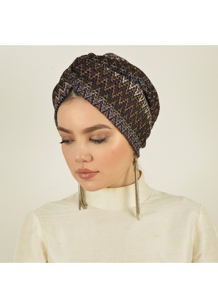 Twisted Zigzag Brown Bone