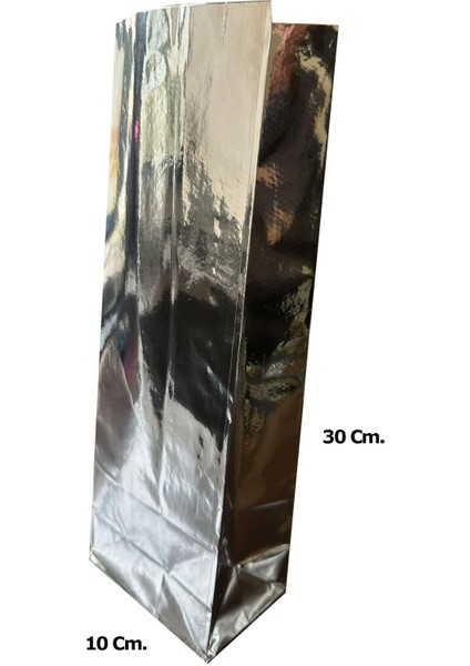 Metalize Kraft Kese Kağıdı - Küçük Boy - 10 x 30 Cm. - 20 Adetlik 5 Paket fiyatları