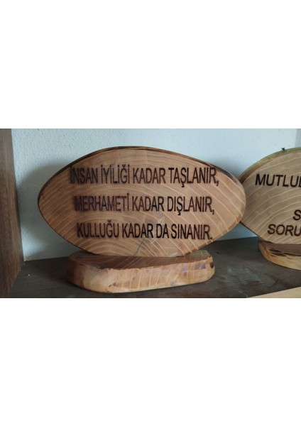 Ahşap Dekor Kişiye Özel Yazı Yazılır