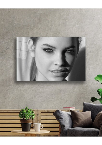 Siyah Beyaz Insan Fotoğrafları Kadın Cam Tablo fiyatları