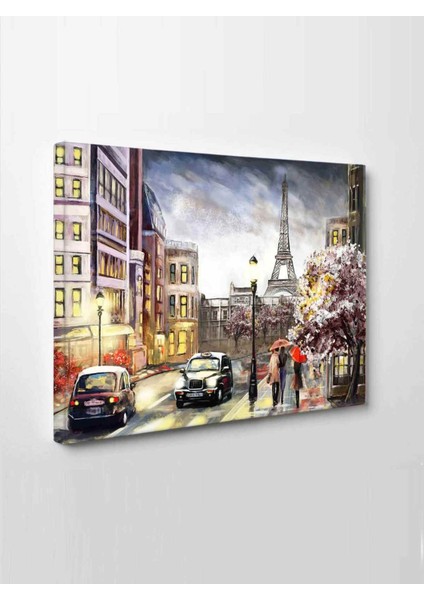 LED Işıklı Nostalji Paris Sokak Görünümü 50 x 35 modelleri
