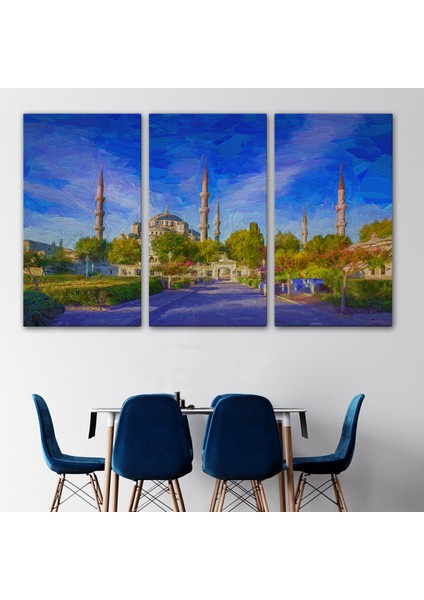Sultan Ahmet Camii Yağlıboya Görünüm Kanvas TABLO-3694 modelleri