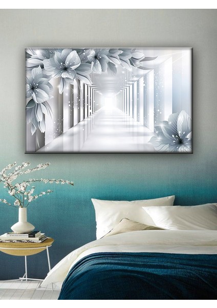 LED Işıklı 3D Dekoratif Hediyelik Kanvas Tablo 70 x 50