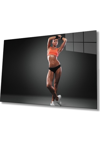 Spor Fıtnes Cam Tablo Sports Fitness