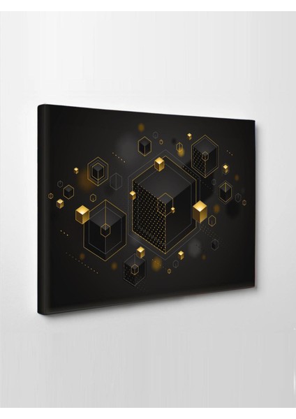LED Işıklı Dekoratif Hediyelik Kanvas Tablo 50 x 35